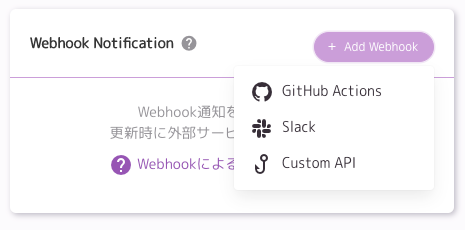 Webhook通知機能とは